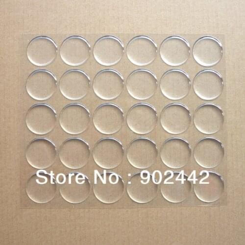 Free Shipping: Wholesale 1000 pcs/lot 26.98 mm or 1 1/16" Clear Round Fashion Epoxy Sticker for Jewelry
