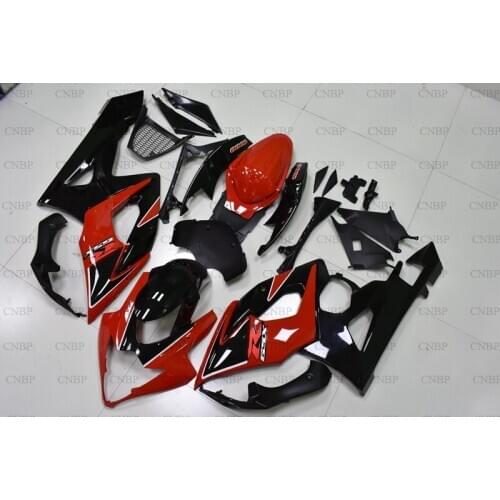 GSX R 1000 2005 - 2006 K5 Fairings GSXR1000 06 Fairing Kits for Suzuki GSXR1000 06 Red Black Plastic Fairings