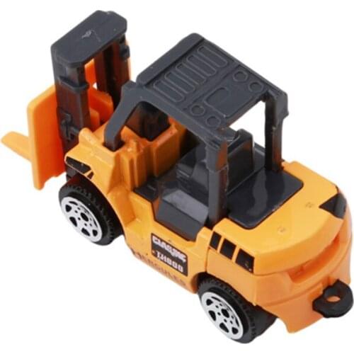 Exquisite And Simple Remote Control Crane Child Model Toy Mixer Bulldozer Miniature Engineering Excavator Road Roller Model
