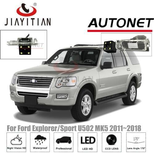 JiaYiTian Rear View Camera For Ford Explorer/Sport U502 MK5 2011~2018 CCD Night Vision Backup Reverse Camera license plate CAM