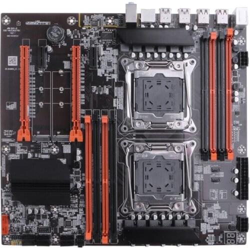 F19E X99 Dual Server Computer Motherboard LGA2011-3 CPU DDR4 Memory Game Mainboard Module for In-tel