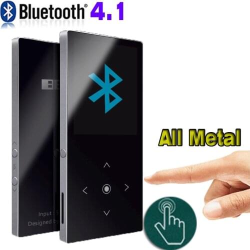 2021 Bluetooth mp3 player Touch Screen BENJIE K8 Build in Speaker 16GB 1.8 Inch Color Screen Lossless HiFi Sound with FM