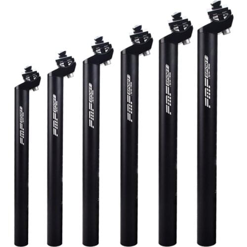MTB Bicycle Seat Post Aluminum Alloy Black Mountain Road Bike Parts 25.4/27.2/28.6/30.4/30.9/31.6*350/450mm Extension Seatpost