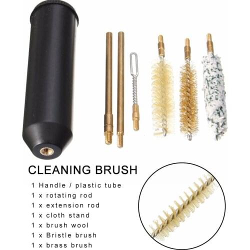 Professional Cleaning Tools 38/357/9 Mm Pocket Size Sprayer Cleaning Kit Hand Sprayer Rod Brush Gun Cleaning Tools