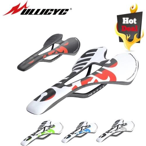 New Ullicyc 3K Full Carbon Fiber Bicycle Saddle Road/MTB Bike Carbon Saddle Seat Matte/Glossy Colorful