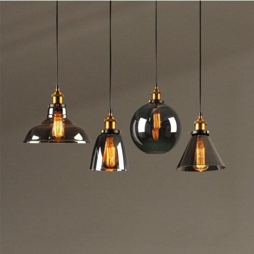 Nordic Glass Ball Modern Pendant Lights Dining Room Kitchen Hanging Lamps Living Room Decor Lights for Home LED Light Fixtures