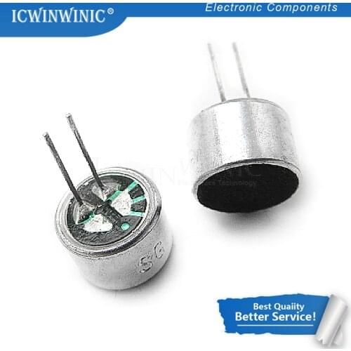 10piece 9.7 * 6.7 mm Pin head Electret microphone microphone The microphone (sensitivity 58) In Stock