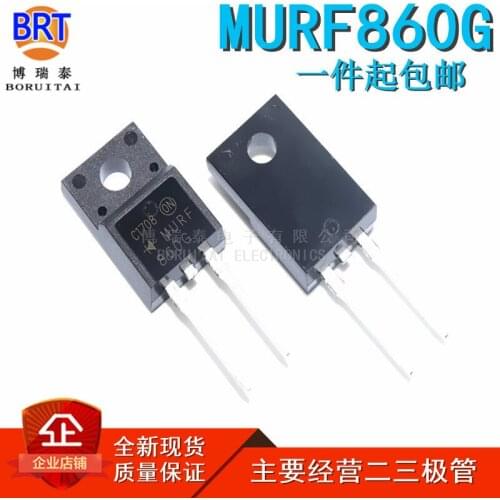 10pcs/lot MURF860G TO220F-2 MURF860 TO-220F 860G