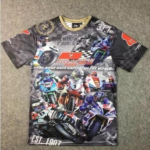 2018 Cycling off-road Tee ISLE OF MAN TT T-Shirt Team Racing Road Race Wear Off-Road MX ATV Quick-Dry T-Shirt