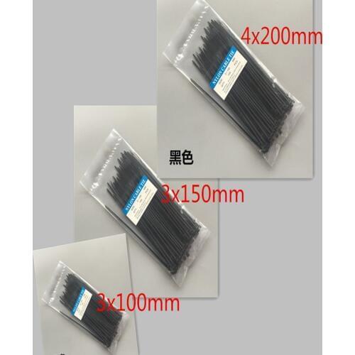 300 Pcs Nylon Cable Self-locking Plastic Wire Zip Ties Set 3*100 3*150 4*200 MRO & Industrial Supply Fasteners & Hardware Cable