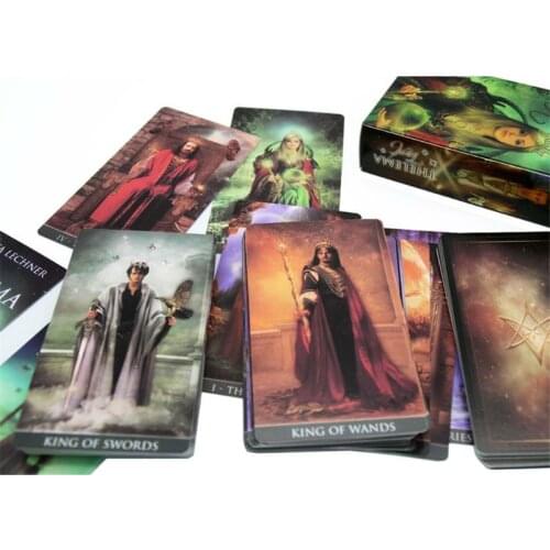78 Cards Deck Thelema Tarots English Oracle Playing Card Family Party Board Game X3UA
