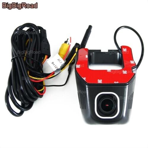 BigBigRoad For Volkswagen Multivan Car wifi DVR Video Recorder hidden installation Novatek 96655 Car Dash Cam