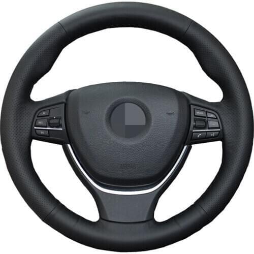 Car Steering Wheel Cover Artificial Leather For BMW 6 Series 640i 650i F12 F13 F06 7 Series 730Li 740Li 750Li F01 F02 2008-2018