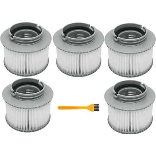 5PCS Swimming Pool Filter Elements Cartridges Strainer for Inflatable Swimming Pool for MSPA FD2089 Pool Filter