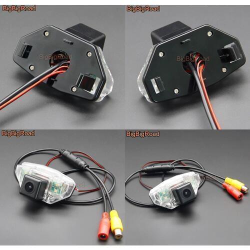 BigBigRoad For Honda Insight Jazz Stream Crosstour Odessey 2009-2011 FR-V HR-V Car HD Rear View Camera Auto Backup Monitor