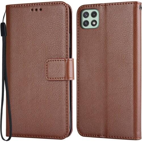 Wallet Leather Case for On Samsung Galaxy A22 5G 6.6'' Flip Case for Samsung A22 5G Case Card Slots Phone Bag Back Cover