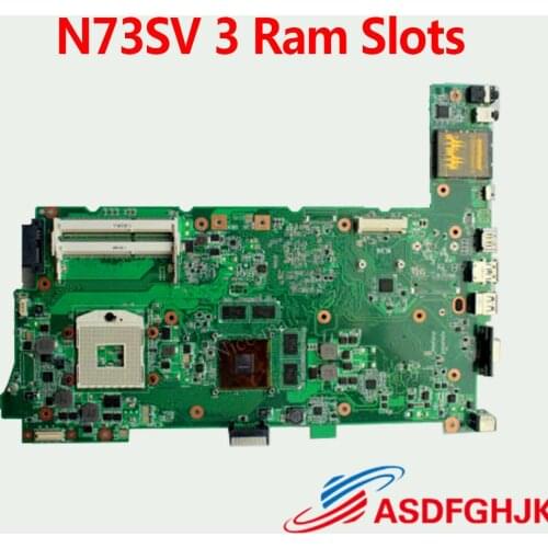 For ASUS N73S N73SV N73SM Laptop Motherboard REV 2.0 GT540M 100% TESED OK