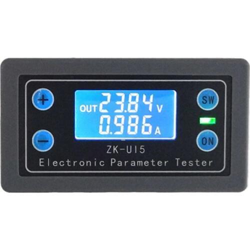 DC5-38V Multifunction Voltmeter Ammeter Electronic Load Battery Monitor Tester