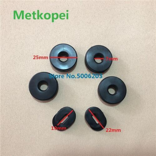 Motorcycle plastic side cover rubber seal motorbike grommet pads for Suzuki GN125 GS125 EN125 GN250 GN400 GS550 GT750 RV90