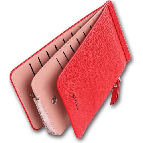 Multi-Function Zipper Wallet Large Capacity Long Card Package Men and Women Couple Wallet Bank Card Credit Card Multi-Card