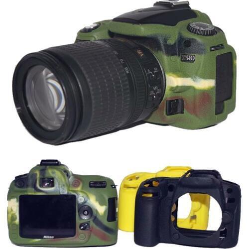 Soft Silicone Case Camera Protective Body Bag For Nikon D90 Rubber Cover D90 Protector Camera Bag