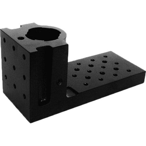 Optical Table Support Rod Clamp L-shaped Vertical Fixed Clamping Right-angle Block Vertical Adjustment Frame Optical Bench