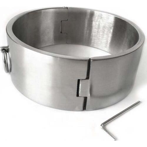 Black emperor 6CM high stainless steel collar male and female SM sporting goods torture tools dog toys fixed head