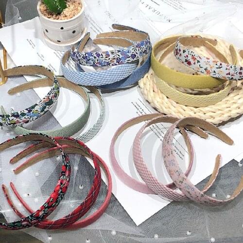 Headbands For Women Girls Korean Wide Fabric Hair Bands Accessories Fashion Print Adult Diademas Bandeau Cheveux Wholesale