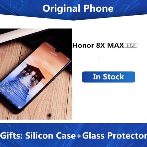 New Honor 8X Max 7.12 inch Mobile Phone Android 8.1 16MP Octa Core Screen Fingerprint ID 4900mAh Battery Smartphone