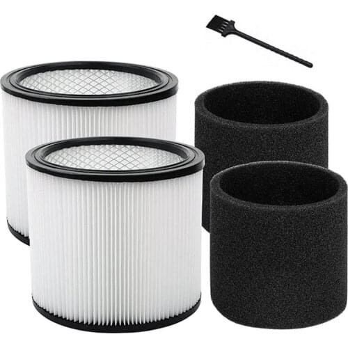 Filters Replacement for Shop Vac 90350 90304 90333 Fit Most Wet/Dry Vacuum Cleaners Vacuum Cleaner Filter