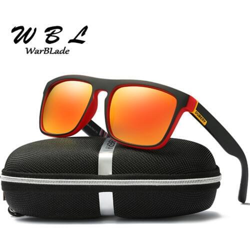 WarBLade 2019 Men Classic Polarized Sunglasses New women Men Wrap Frame Brand Designer Sun glasses UV400 Mirror Sunglass