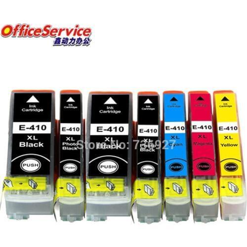 7X T410 T410XL Compatible ink Cartridge for Epson Expression Premium XP630 XP830 XP530 XP540 XP640 XP900 inkjet printer