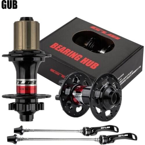 GUB Mountain Bike Hub 32 Hole 8-11 Speed For Disc Brake Quick Release Tube Shaft Bicycle Hub 4 Palin Sealed Bearing Accessories