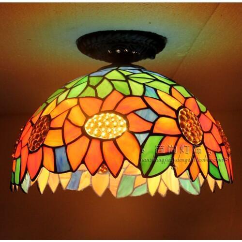 Light Flowers like Ceiling lamps room bedroom balcony window aisle porch lamp creative personality Ceiling Lights ZA DF23