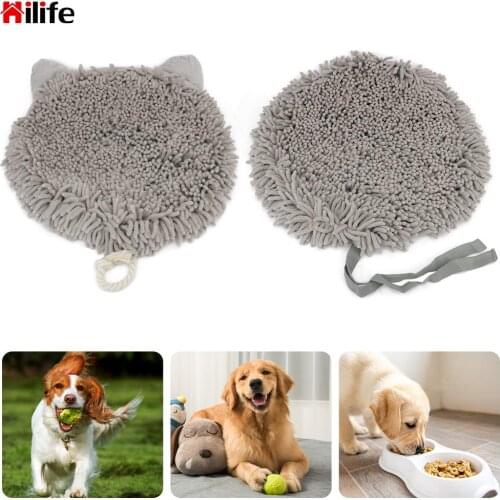 Pet Product Dogs Snuffle Mat Felt Cloth Leak Food Anti Choking Nose Sniffing Bowl Mat Pet Training Blanket