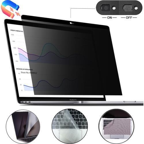 Magnetic Privacy filter For Apple MacBook Touch ID Air 13 A1932 2018 Anti-glare Screen Protecto Privacy Filter Protective film