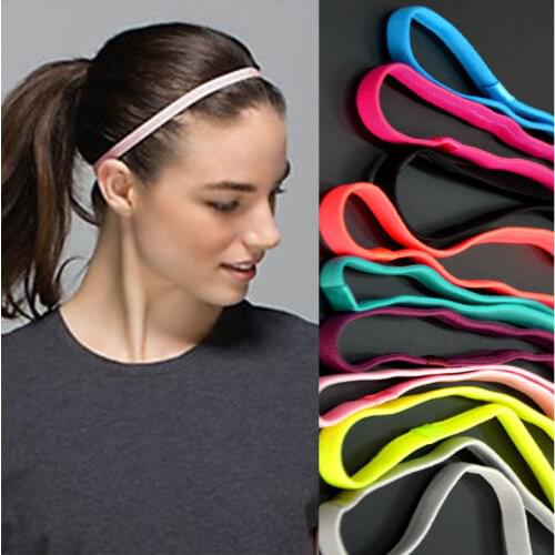 1 Pc Candy Color Yoga Sports Hair band Headbands For Women Man Sweatband Headwear Non-slip Elastic Hairbands Hair Accessories