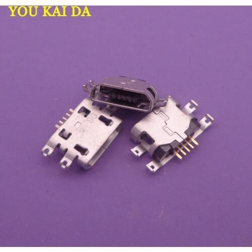100Pcs micro usb Charging Connector Charger Port For Nokia Lumia 535 N535 532 435 501 502 A501 for Sony Xperia XA F3112 F3111
