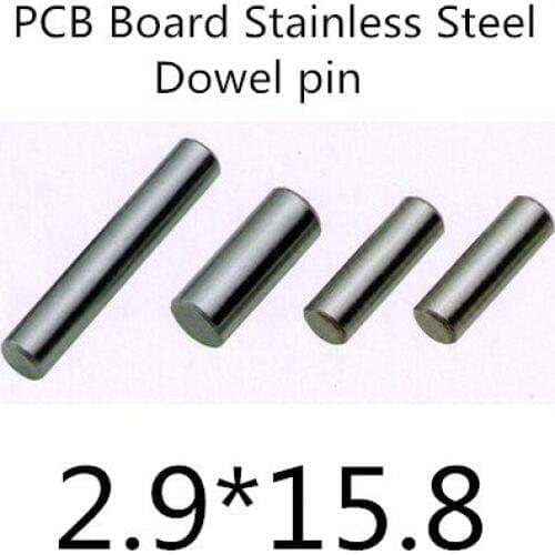 200pcs/lot High Quality 2.9mm stainless steel pcb board dowel pin length 15,8