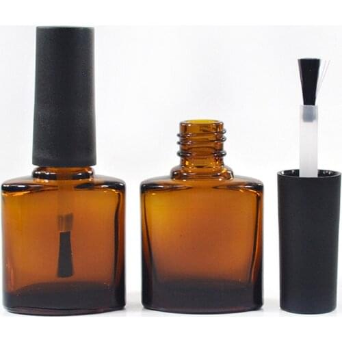 480pcs*7ml Glass Nail Polish Bottle Brush Cap