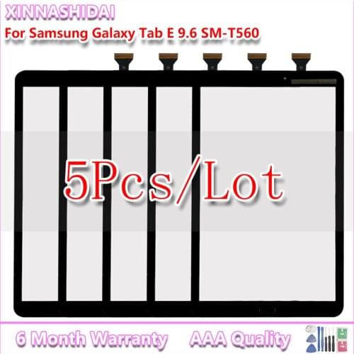 5pcs/lot For Samsung Galaxy Tab E T560 T561 SM-T560 SM-T561 Touchscreen Panel Front Glass Tablet Digitizer Touch Screen