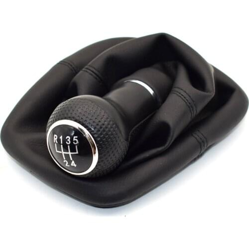 5 Speed 12mm Car Styling Gear Shift Knob Lever Stick Gaiter Boot Cover Collar FOR VOLKSWAGEN FOR VW JETTA GOLF 3