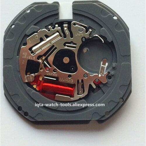 Japan Quartz Watch Movement VJ42 VJ42B Date at 3'/6' With Adjust Stem But Without Battery Watch Repair Parts Accessories