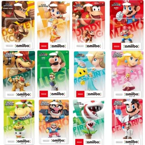 Nintendo Amiibo Figure Super Smash Bros. Series Mar Peach Yoshi Bowser JR