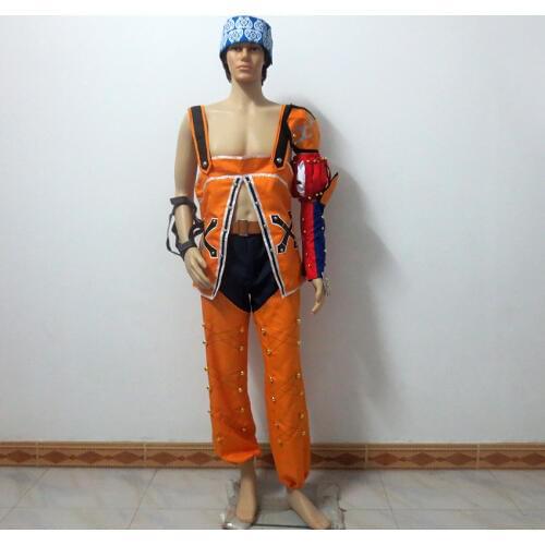 Final Fantasy 10 Wakka Christmas Party Halloween Uniform Outfit Cosplay Costume Customize Any Size