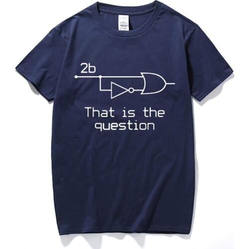 Summer Hot Sale Funny To Be Or Not To Be Electrical Engineer T-Shirt Cotton Short Sleeve Cotton Fashion T Shirt Oversize