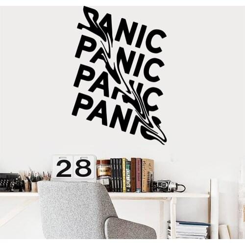 Custom panic Waterproof Wall Stickers Wall Art Decor Removable Vinyl Mural Wallpaper Bedroom Nursery Decoration