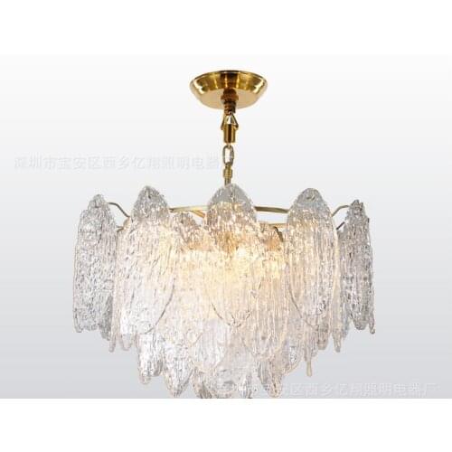 Simple dining room chandelier rectangular ceiling lamp bar aisle light living room creative butterfly chandelier