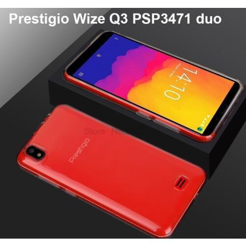 Clear Cover For Prestigio Wize Q3 PSP3471DUO TPU Soft Silicon Back Cover For Prestigio Wize Q3 Protective Cover Phone Cover Case