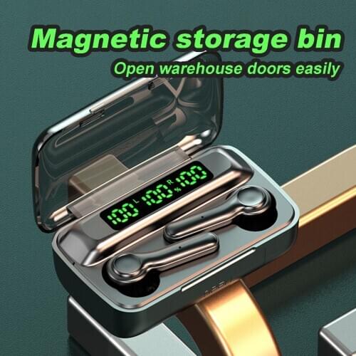 R7S TWS Bluetooth 5.1 Wireless Headphones Noise Reduction HiFi Call Earphones Touch Control Siri Sports Earbuds Charge for phone